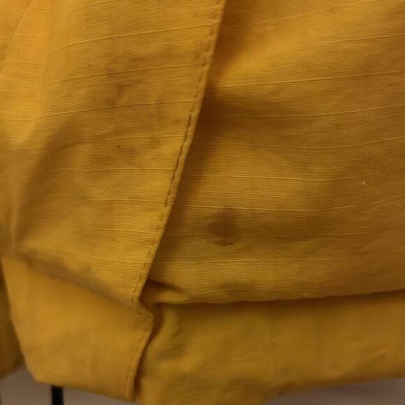 Rainforest Jacket Mens Hooded Reversible Yellow Blue Green Rain Size XL - Picture 7 of 7